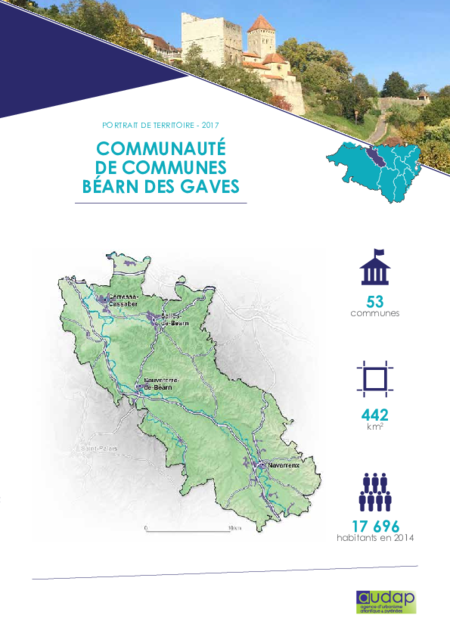 Portrait de territoie 2017 : Communauté de communes Béarn des gaves