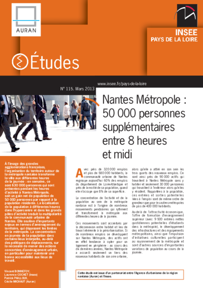 Nantes Métropole : 50 000 personnes supplémentaires entre 8 heures et midi 