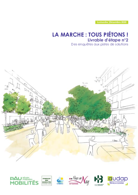 La marche : tous piétons ! - Livrable d’étape n°2 : Des enquêtes aux pistes de solutions