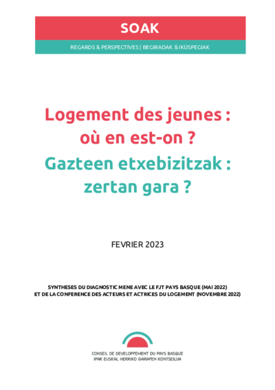 SOAK - Logement des jeunes : où en est-on ? 
