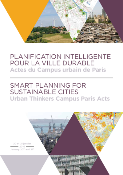 Planification intelligente pour la ville durable - Actes du campus urbain de Paris 