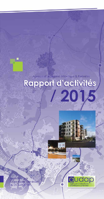 Rapport d'activités 2015 