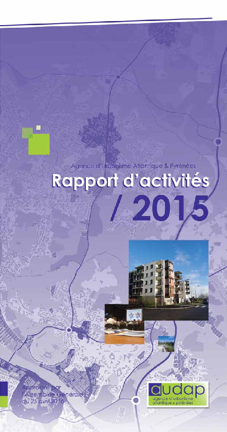 Rapport d'activités 2015