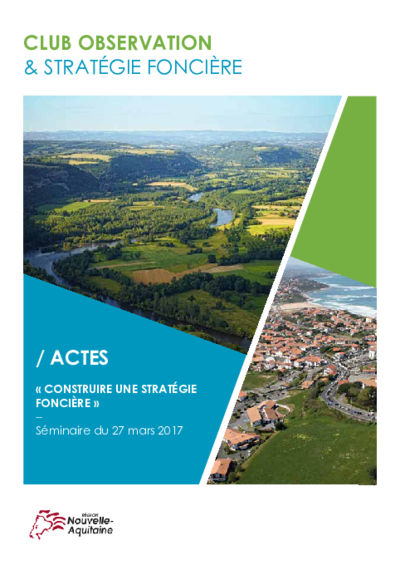 Actes : Construire une stratégie foncière 