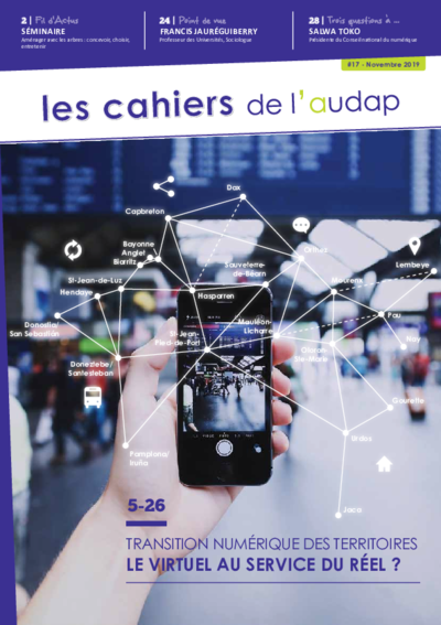 Les cahiers de l'Audap #17 | Transition numérique des territoires : le virtuel au service du réel 