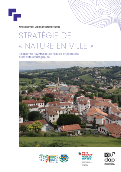 Stratégie de "Nature en ville" - Hasparren : synthèse de l'étude et premiers éléments stratégiques 