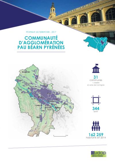 Portrait de territoire 2017 : Communauté d'Agglomération Pau Béarn Pyrénées 