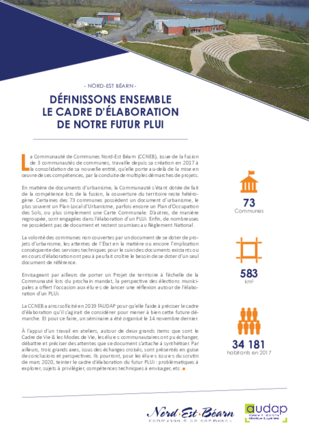 Nord-Est Béarn : définissons ensemble le cadre d’élaboration de notre futur PLUi !