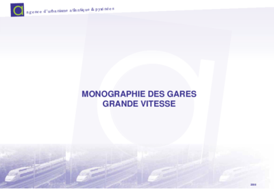 Monographie des gares grande vitesse 