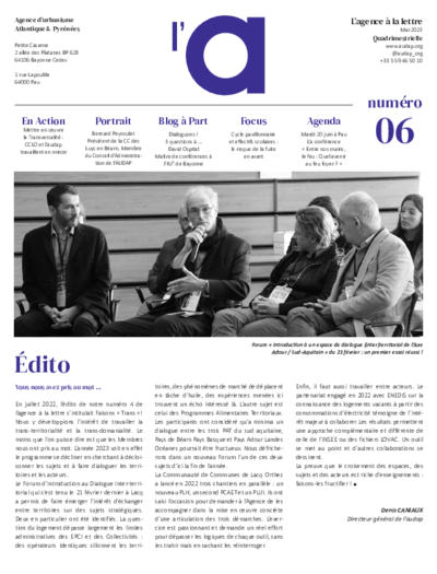 L'a - L'agence à la lettre - numéro 6 