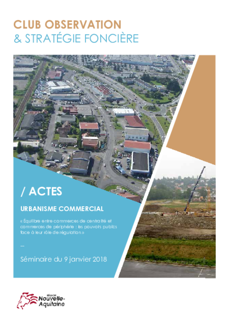 Club observation & stratégie foncière | Urbanisme commercial : Les actes