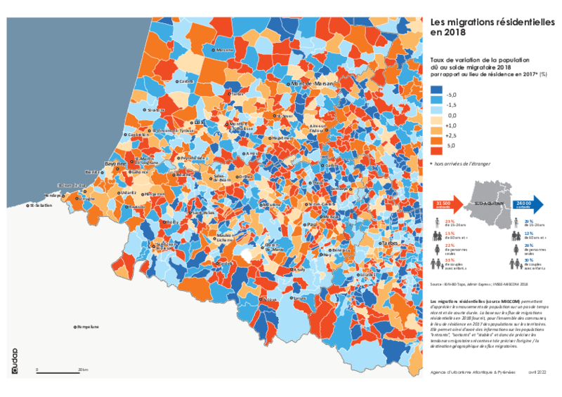 Migrations résidentielles 2017-2018 