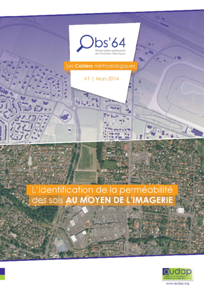 Cahiers méthodologiques #1 - L'identification de la perméabilité des sols au moyen de l'imagerie 