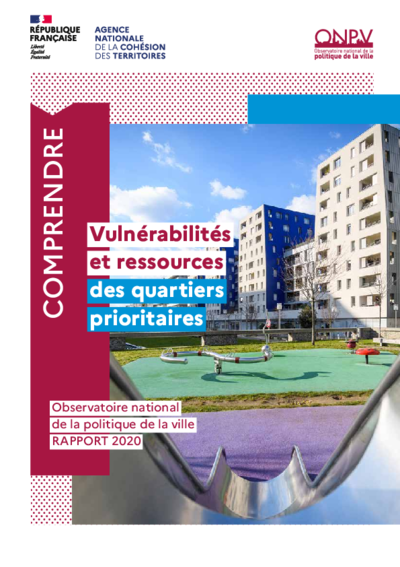 Vulnérabilités et ressources des quartiers prioritaires - Rapport 2020 de l'ONPV 