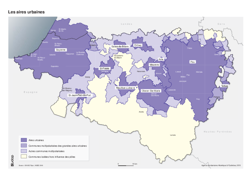 Les aires urbaines 