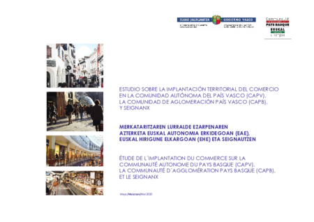 Étude de l'implantation du commerce sur la Communauté Autonome du Pays Basque, la Communauté d'Agglomération Pays Basque