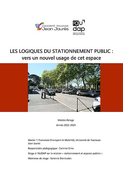 Les logiques du stationnement public : vers un nouvel usage de cet espace